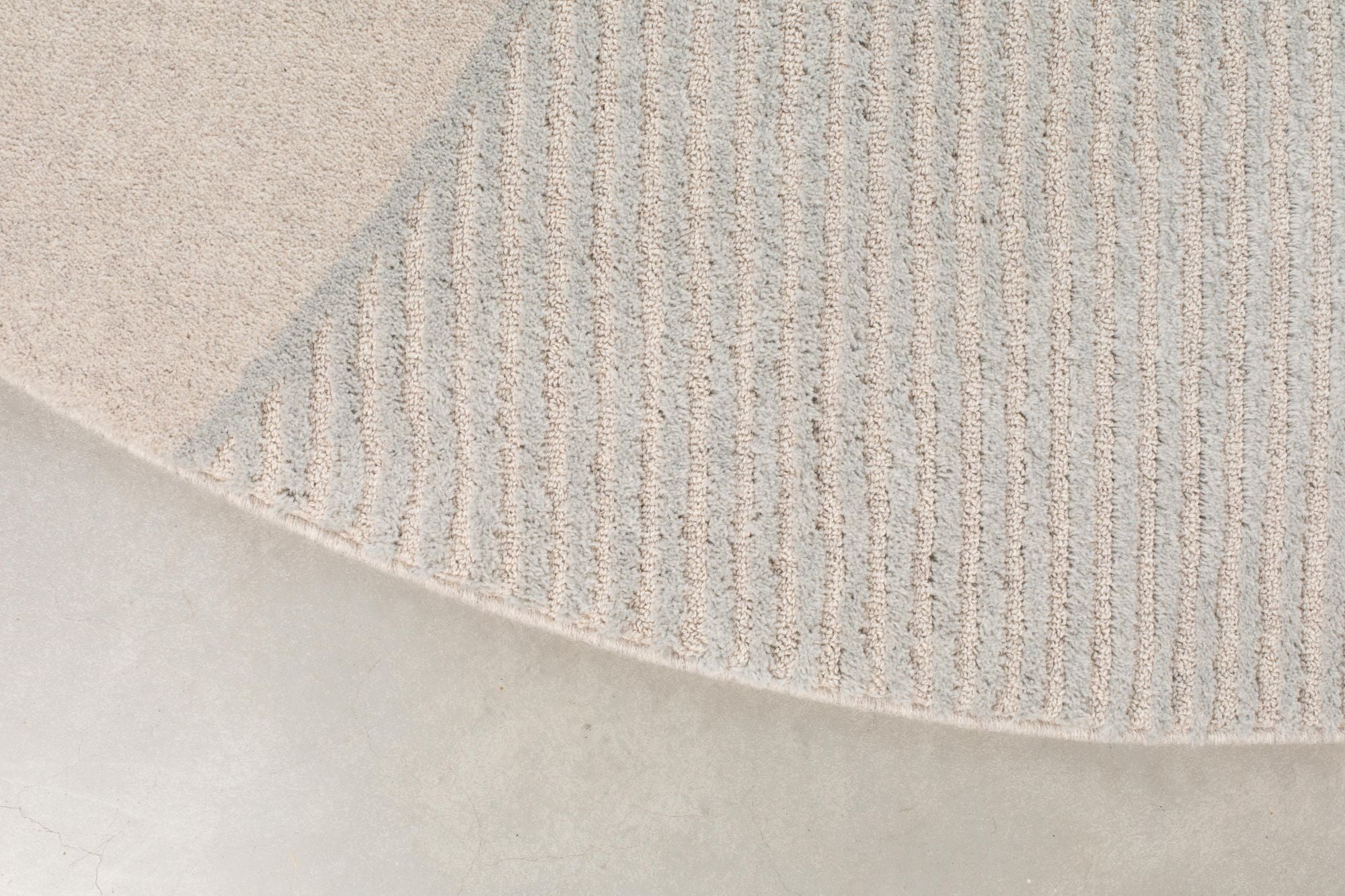 Zuiver Bliss Grey & Blue Round Rug 240cm